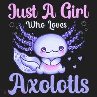 Axolotl Just a Girl Who Loves Axolotls Women's Sweatshirt thumb 2