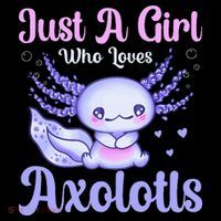 Axolotl Just a Girl Who Loves Axolotls Coffee Mug thumb 5