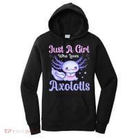 Axolotl Just a Girl Who Loves Axolotls Women's Hoodie thumb 0