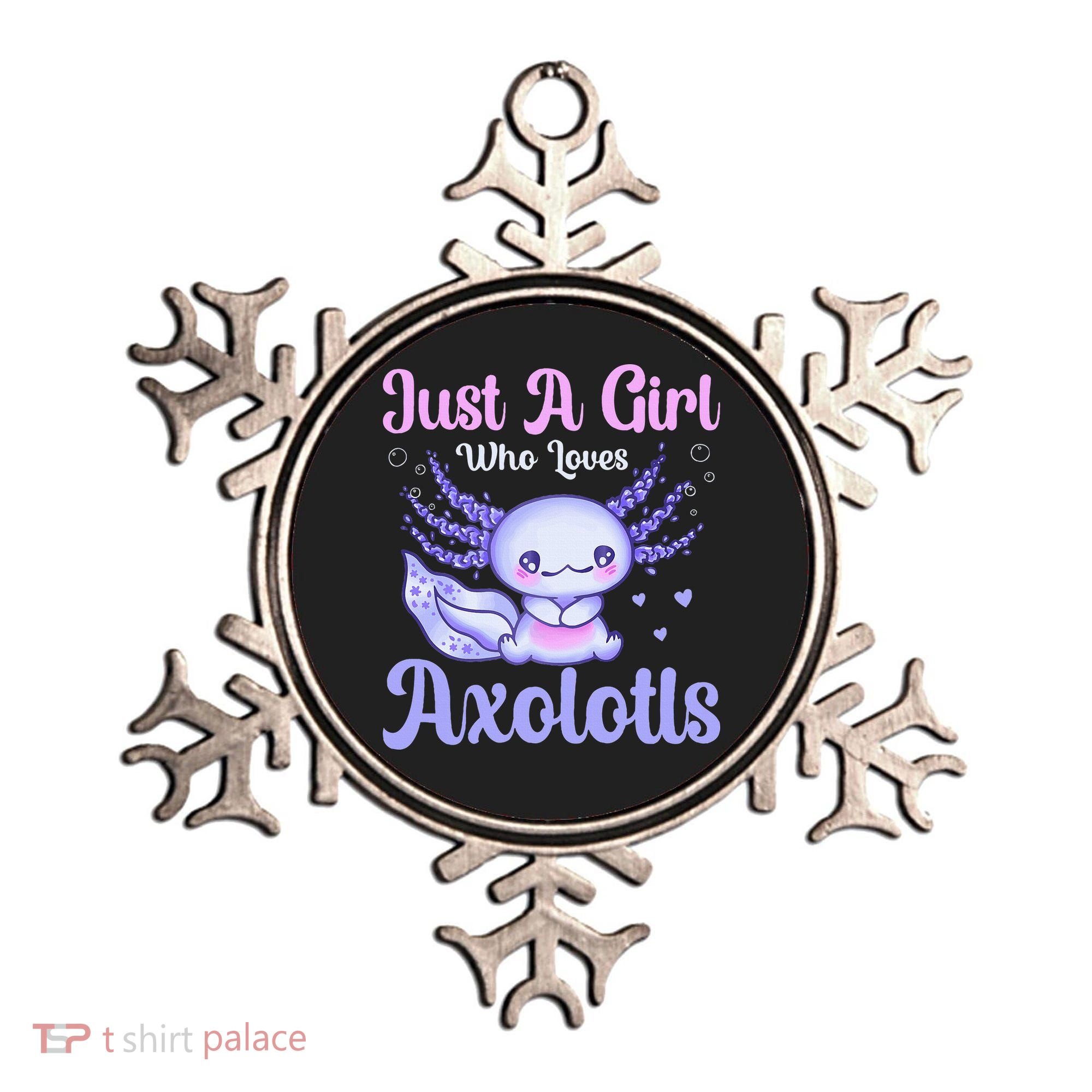 Axolotl Just a Girl Who Loves Axolotls Ornament