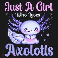Axolotl Just a Girl Who Loves Axolotls Ornament thumb 1