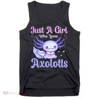 Axolotl Just a Girl Who Loves Axolotls Tank Top thumb 0