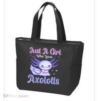 Axolotl Just a Girl Who Loves Axolotls Tote Bag thumb 3
