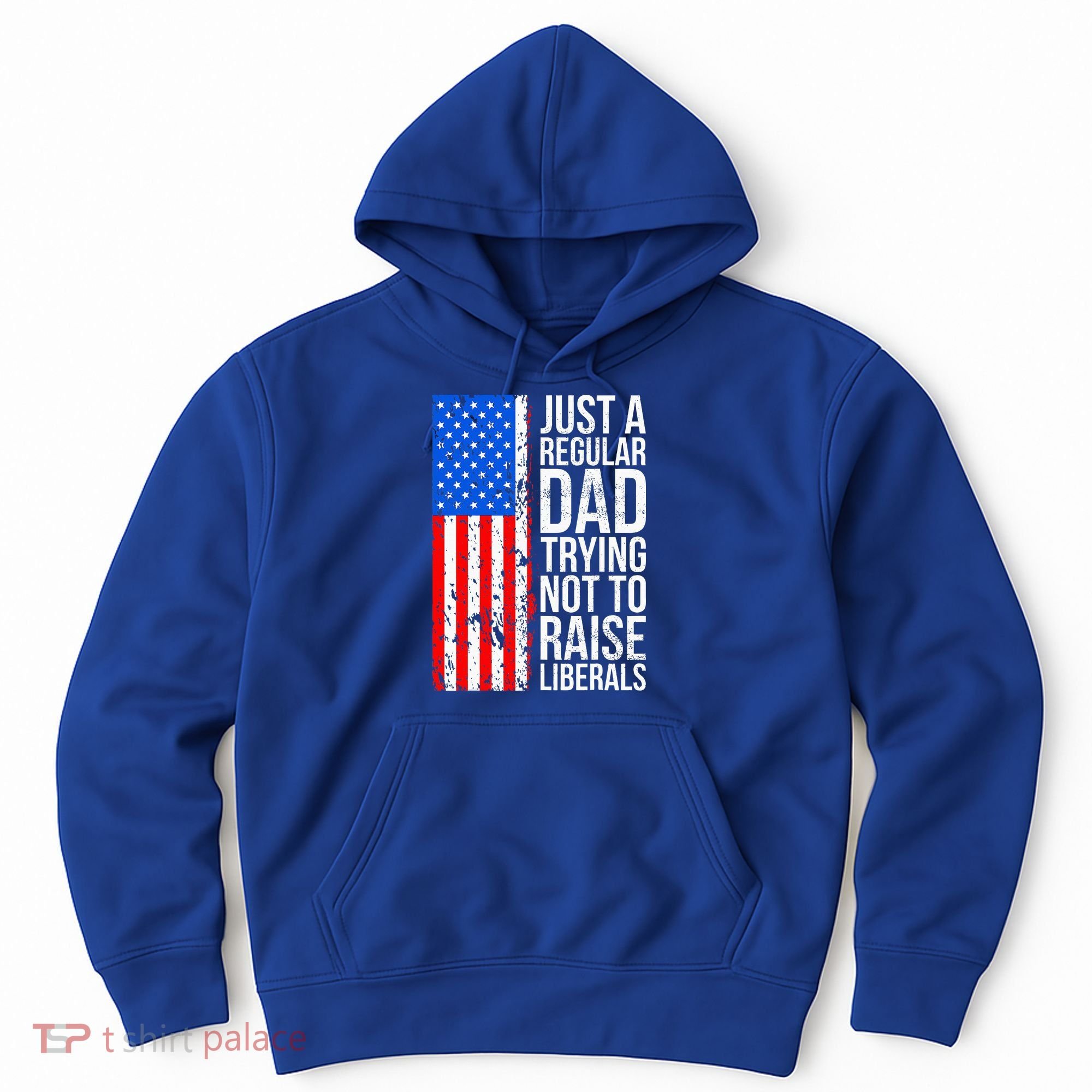 Antiliberal Just A Regular Dad Trying Not To Raise Liberals Hoodie