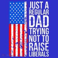 Antiliberal Just A Regular Dad Trying Not To Raise Liberals Visor thumb 3