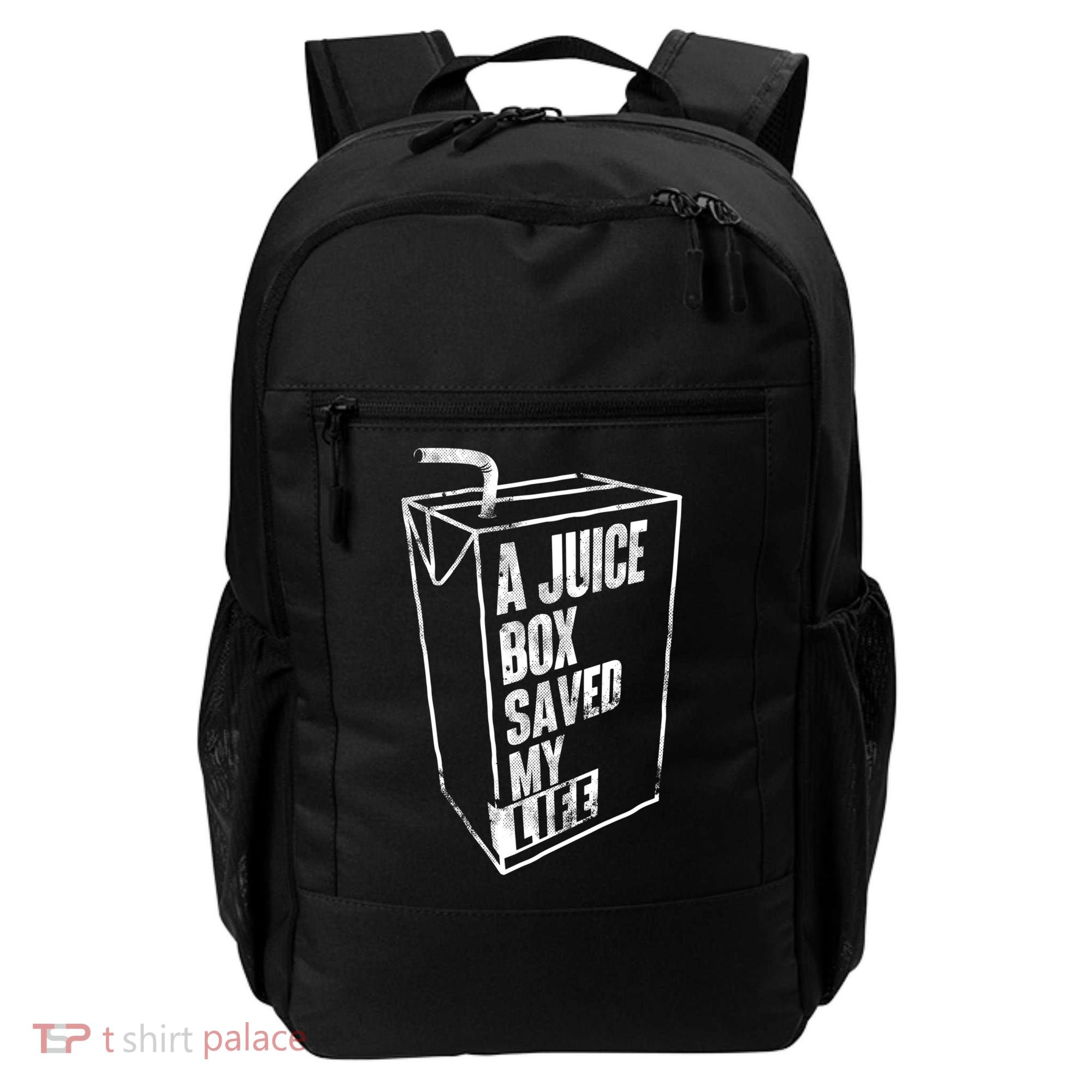 A Juice Box Saved My Life Gift Blood Sugar Diabetes Awareness Gift Backpack