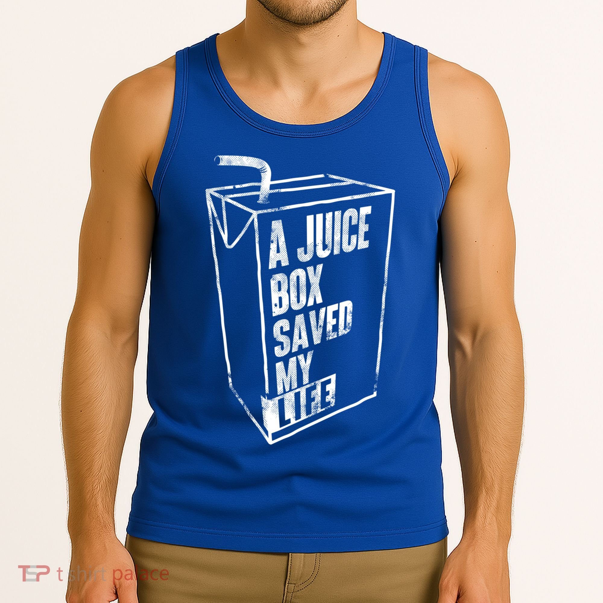 A Juice Box Saved My Life Gift Blood Sugar Diabetes Awareness Gift Tank Top