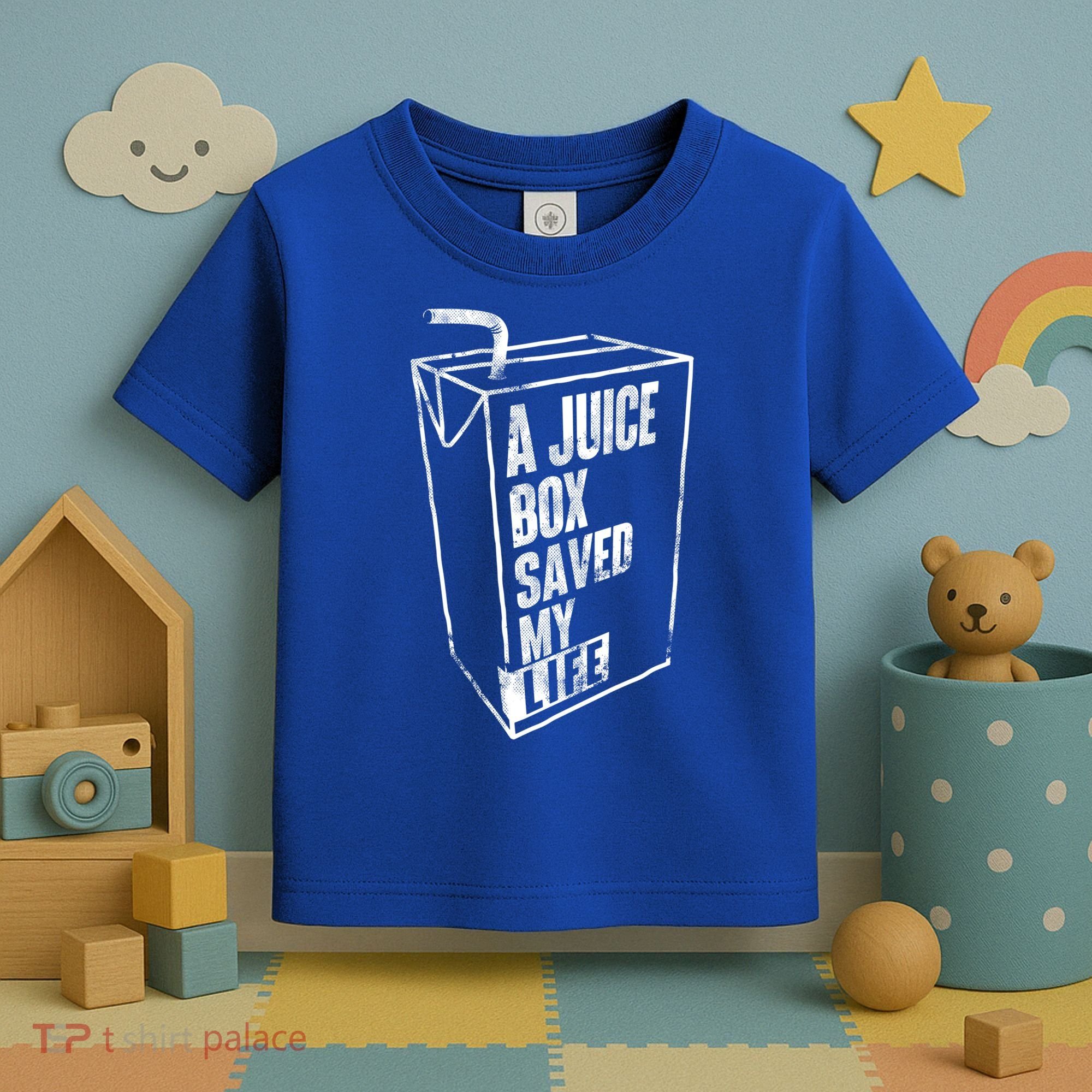 A Juice Box Saved My Life Gift Blood Sugar Diabetes Awareness Gift Toddler T-Shirt