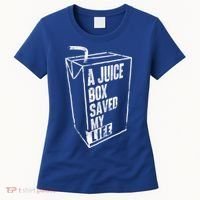 A Juice Box Saved My Life Gift Blood Sugar Diabetes Awareness Gift Women's T-Shirt thumb 0