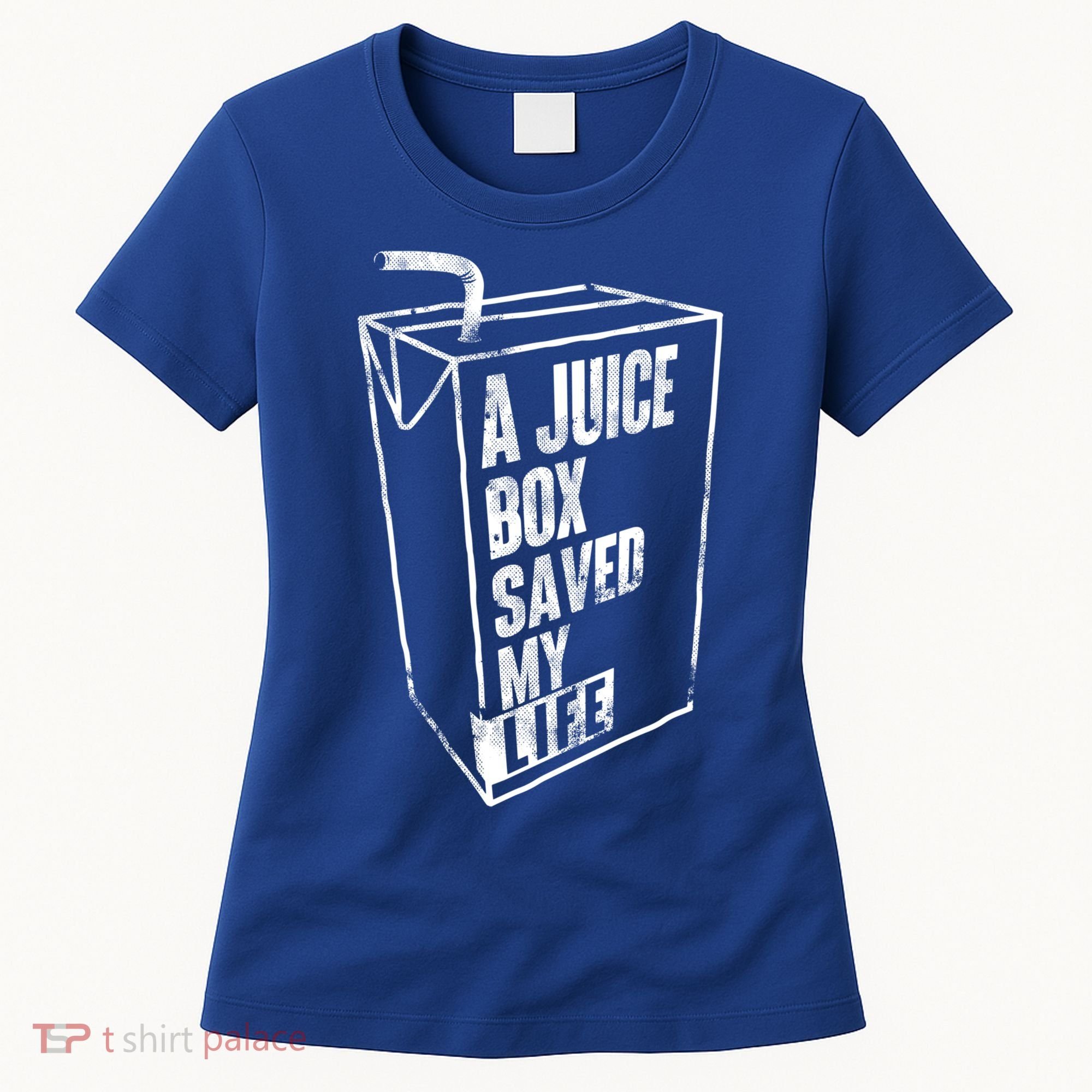 A Juice Box Saved My Life Gift Blood Sugar Diabetes Awareness Gift Women's T-Shirt