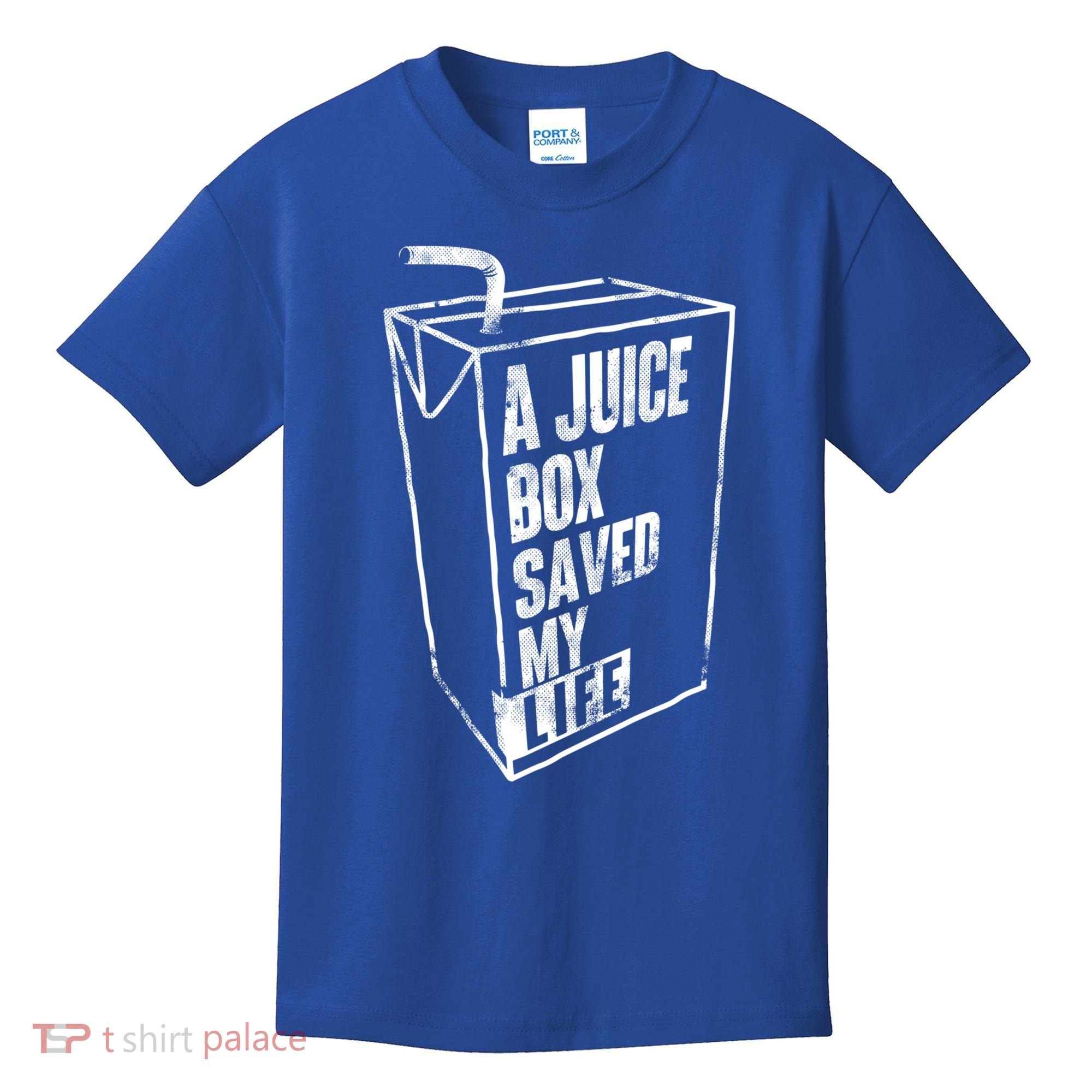 A Juice Box Saved My Life Gift Blood Sugar Diabetes Awareness Gift Kids T-Shirt