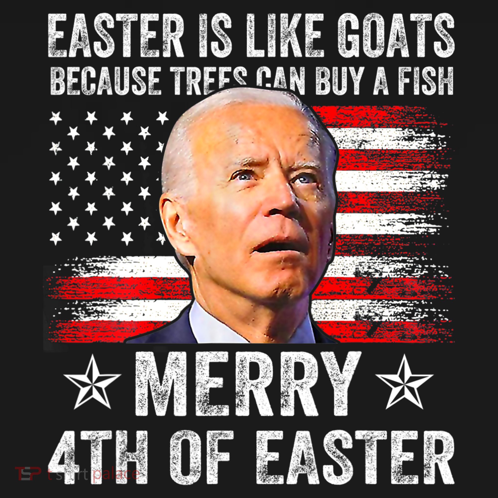 Anti Joe Biden Merry 4th Of Easter 4th Of July Backpack