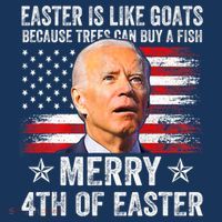 Anti Joe Biden Merry 4th Of Easter 4th Of July Women's Tank Top thumb 5