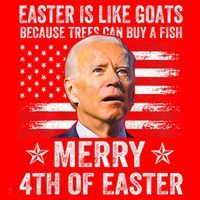 Anti Joe Biden Merry 4th Of Easter 4th Of July Santa Hat thumb 1