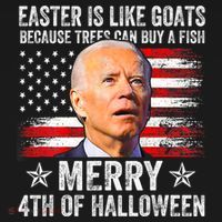 Anti Joe Biden Merry 4th Of Halloween 4th Of July Ornament thumb 1