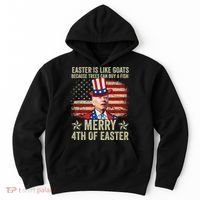 Anti Joe Biden Merry 4th Of Easter 4th Of July Hoodie thumb 0