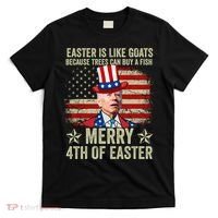 Anti Joe Biden Merry 4th Of Easter 4th Of July T-Shirt thumb 0