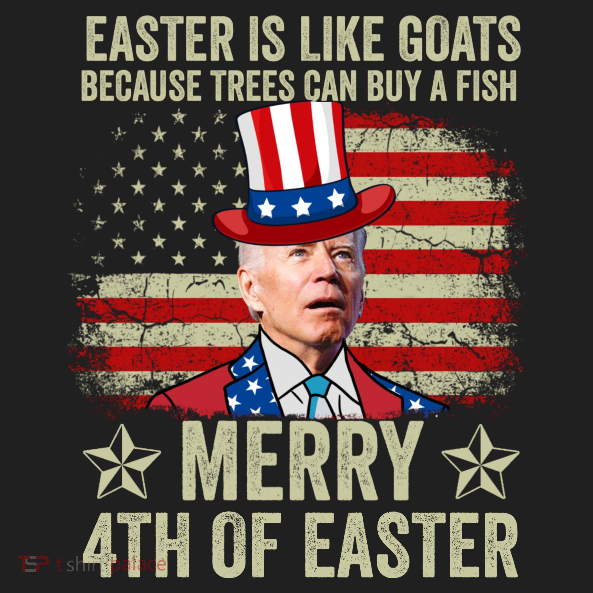 Anti Joe Biden Merry 4th Of Easter 4th Of July Hat