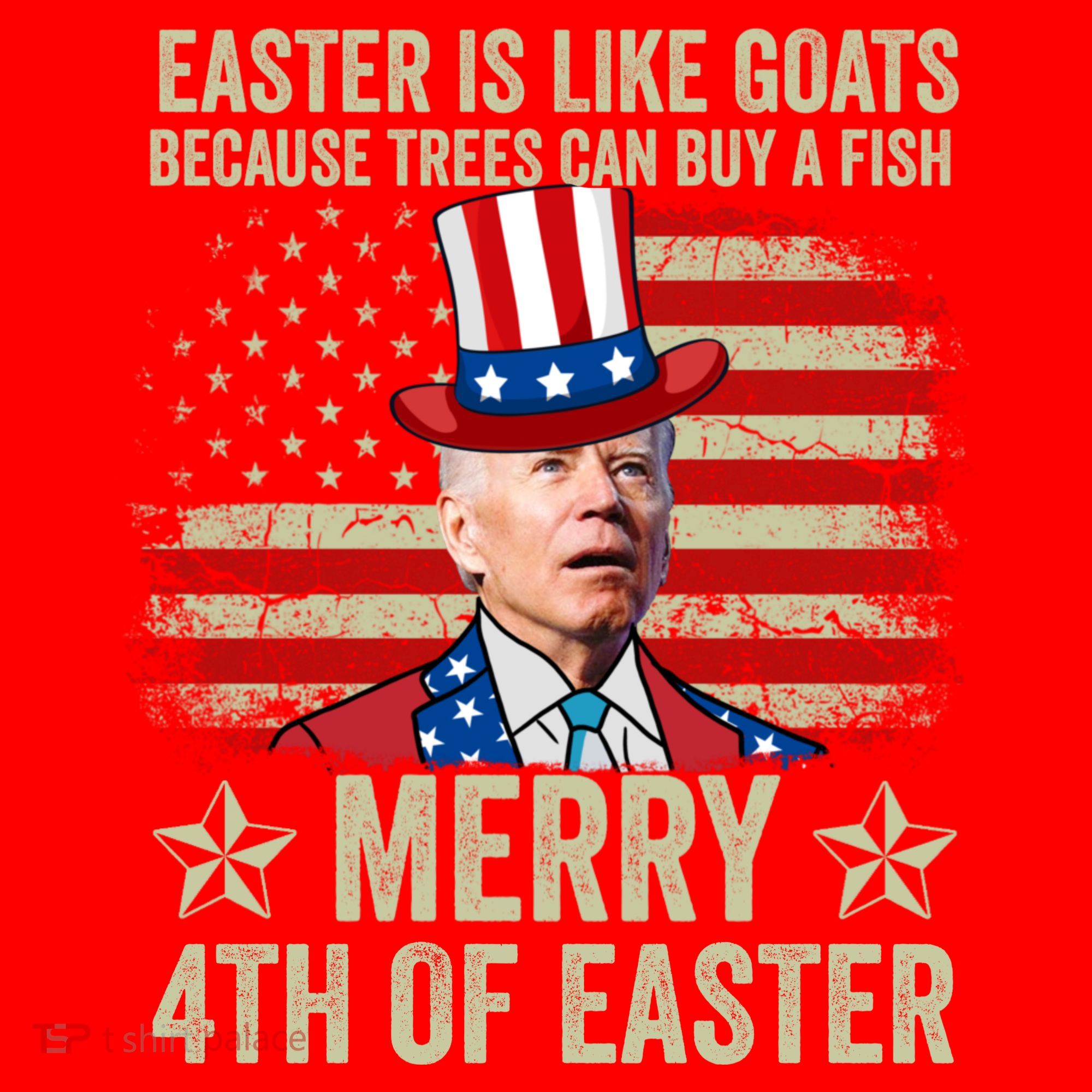 Anti Joe Biden Merry 4th Of Easter 4th Of July Santa Hat