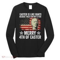 Anti Joe Biden Merry 4th Of Easter 4th Of July Long Sleeve Shirt thumb 0