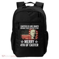 Anti Joe Biden Merry 4th Of Easter 4th Of July Backpack thumb 0