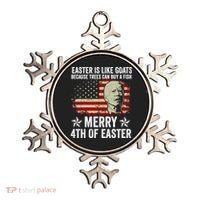 Anti Joe Biden Merry 4th Of Easter 4th Of July Ornament thumb 0