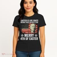 Anti Joe Biden Merry 4th Of Easter 4th Of July Women's T-Shirt thumb 4