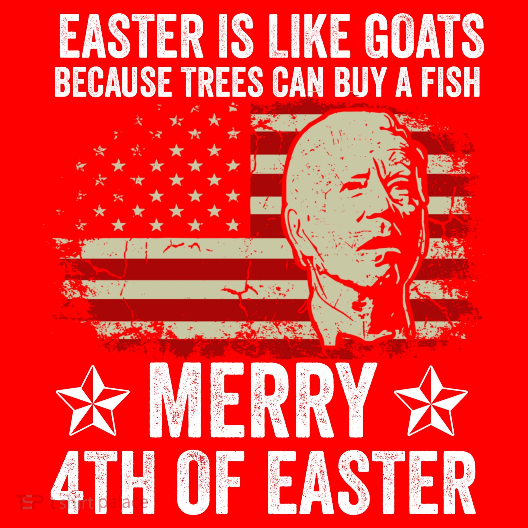 Anti Joe Biden Merry 4th Of Easter 4th Of July Santa Hat