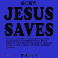 Aesthetic Jesus Christian Bible Verse  Jesus Saves Back T-Shirt thumb 7