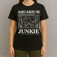 Aquarium Junkie Gift Aquarist Tank Fish Keeping Lover Meaningful Gift T-Shirt thumb 4