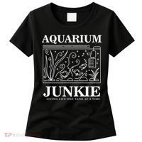 Aquarium Junkie Gift Aquarist Tank Fish Keeping Lover Meaningful Gift Women's T-Shirt thumb 0