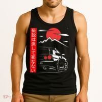 Automotive JDM Legend Tuning Car 34 Japan Tank Top thumb 3