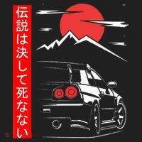 Automotive JDM Legend Tuning Car 34 Japan Golf Towel thumb 3