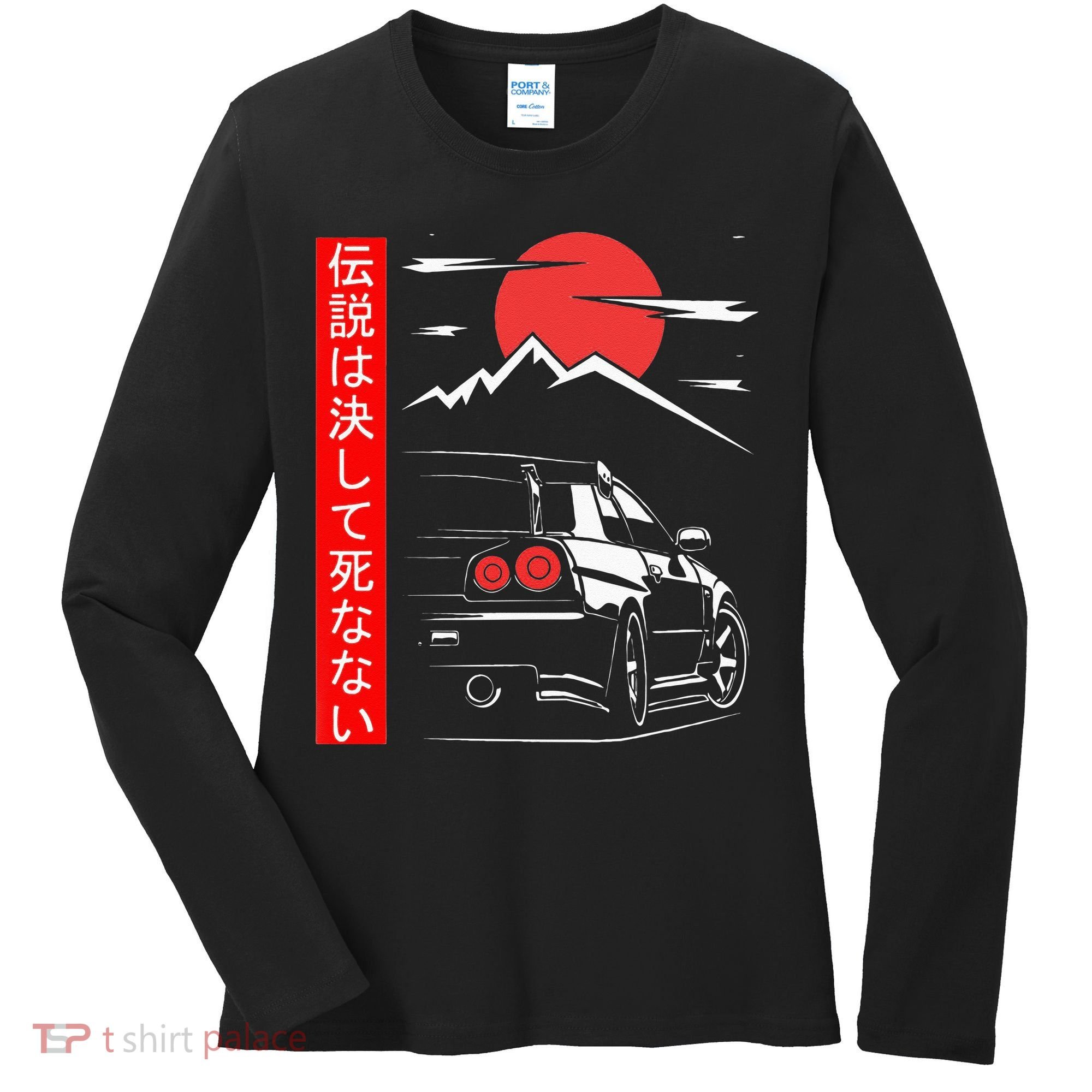 Automotive JDM Legend Tuning Car 34 Japan Women's Long Sleeve Shirt