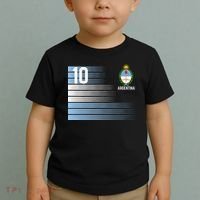 Argentina Jersey Number 10 Soccer Fan Toddler T-Shirt thumb 2