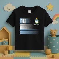 Argentina Jersey Number 10 Soccer Fan Toddler T-Shirt thumb 3