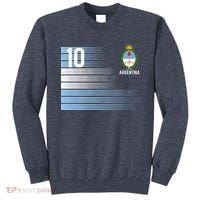 Argentina Jersey Number 10 Soccer Fan Sweatshirt thumb 0