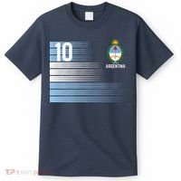 Argentina Jersey Number 10 Soccer Fan T-Shirt thumb 0