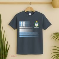 Argentina Jersey Number 10 Soccer Fan T-Shirt thumb 2