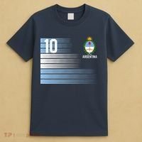 Argentina Jersey Number 10 Soccer Fan T-Shirt thumb 4