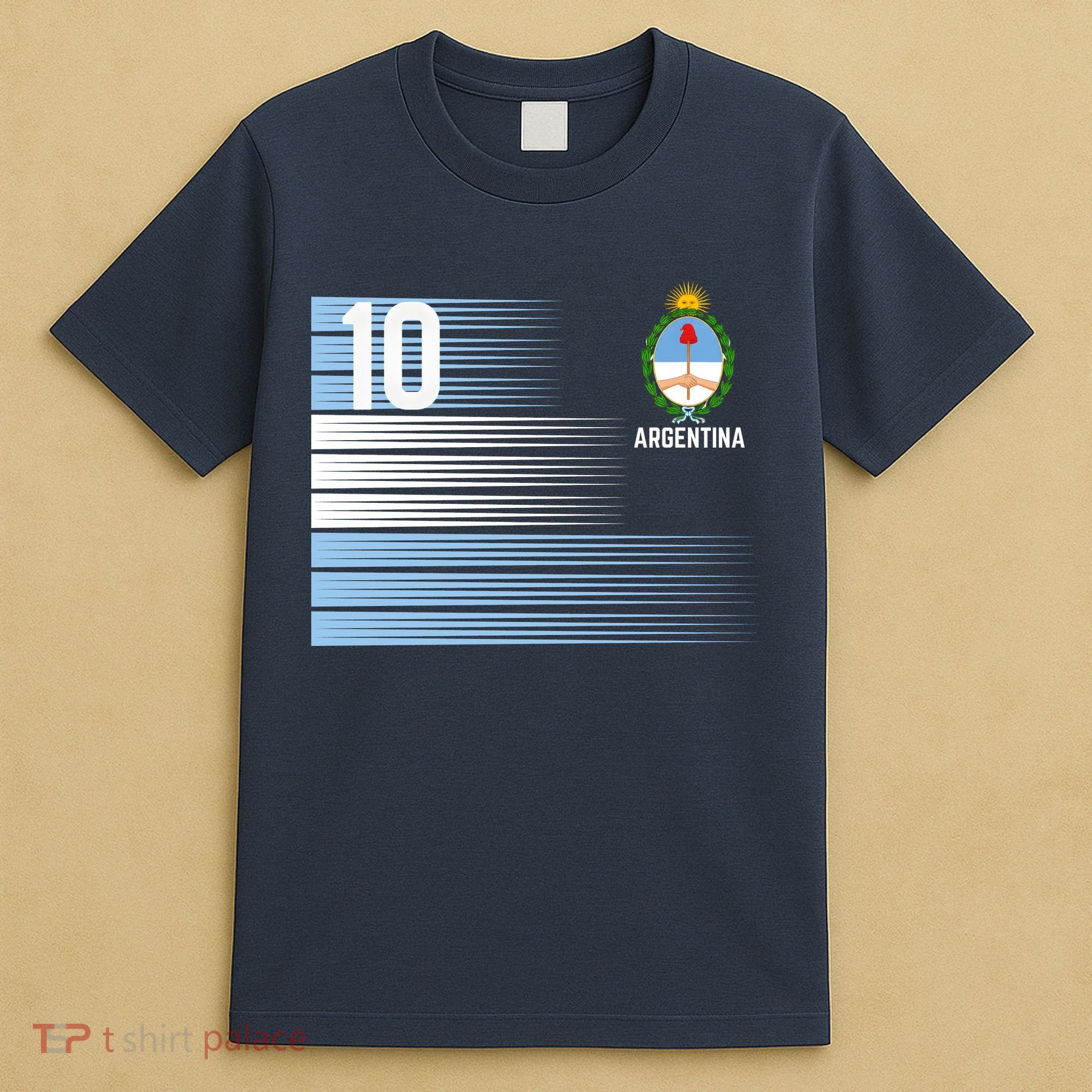 Argentina Jersey Number 10 Soccer Fan T-Shirt
