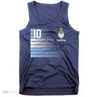 Argentina Jersey Number 10 Soccer Fan Tank Top thumb 0