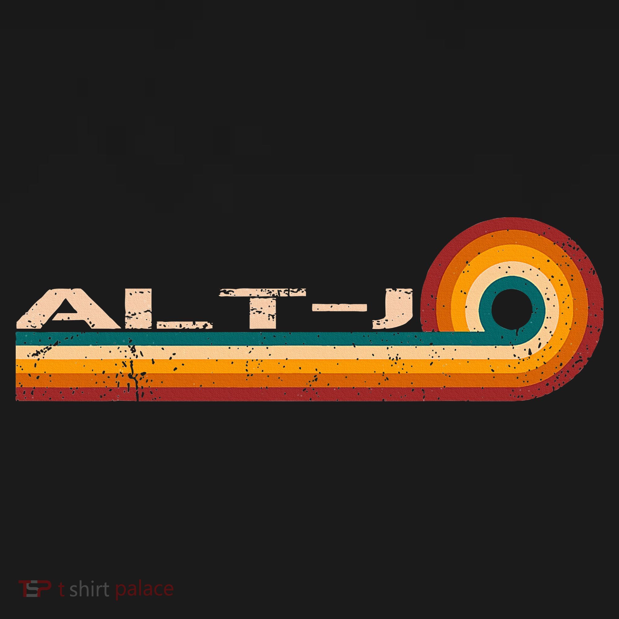 Alt J Retro Stripes Musician Vintage T-Shirt