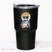 Alien Jesus Space Funny Tumbler thumb 0