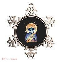 Alien Jesus Space Funny Ornament thumb 0
