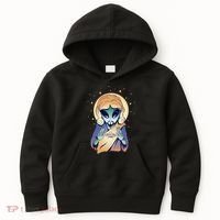 Alien Jesus Space Funny Kids Hoodie thumb 0
