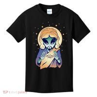 Alien Jesus Space Funny Kids T-Shirt thumb 0