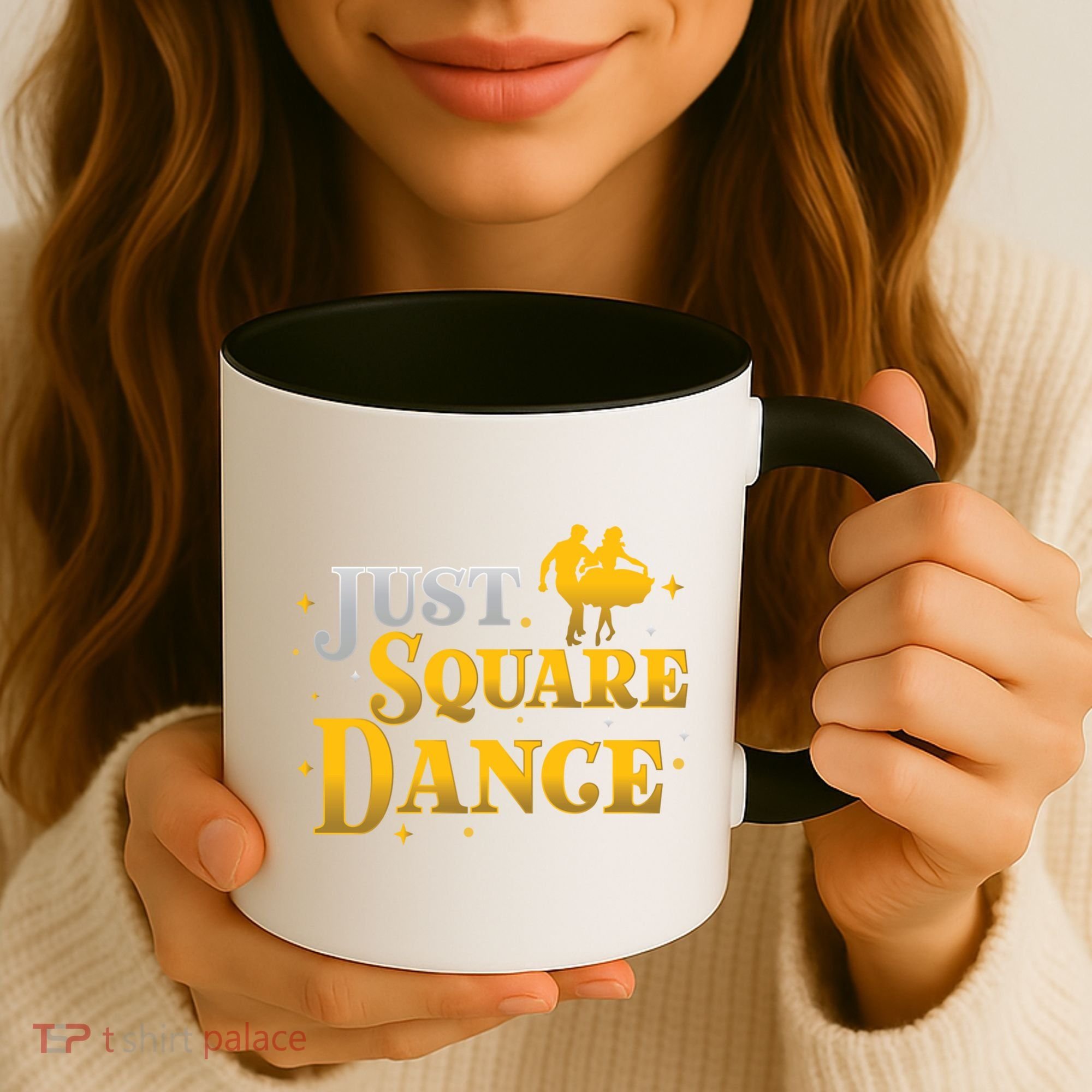 Awesome Just Square Dance For A Square Dancing Square Dancer Gift Coffee Mug