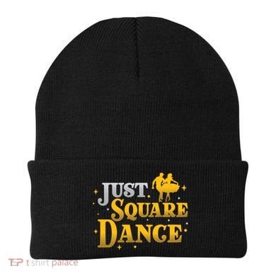 Awesome Just Square Dance For A Square Dancing Square Dancer Gift Beanie