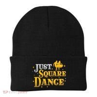 Awesome Just Square Dance For A Square Dancing Square Dancer Gift Beanie thumb 0